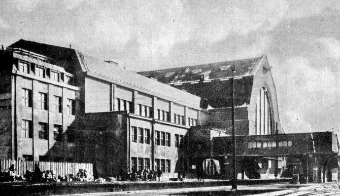 Задний фасад вокзала. 1932
